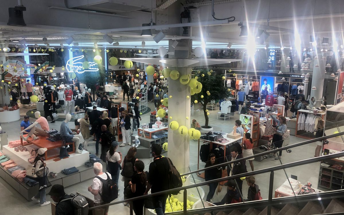 Overview of the Roland-Garros tournament store